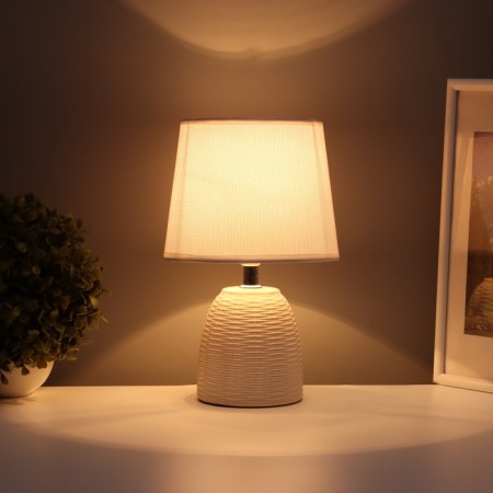 Table lamp "Weaving" 1x40W E14 white 20x20x34cm-1