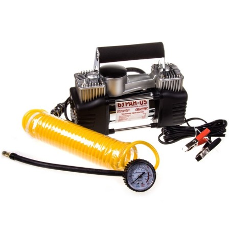 Car compressor SkyWay Buran-05, 65l/min, binopass, 50l/min with crocodiles in bag 12at S02001001