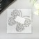 Plastic stencil "Butterfly" 13x13 cm