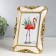 Photo frame plastic for metal 13x18 cm "Duchess" gold with white 23x16.7 cm