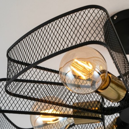 Ceiling chandelier Arte Lamp Maasym A7044PL-6BK, E27, 6x60 W, 56x56x23 cm, black-3