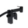 Accoona A3290F-4 bideter, with hygienic shower, wall, black