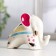 Souvenir Ceramics "Elephant with a zigzag on the ears" Color spots 7x4.2x9.8 cm