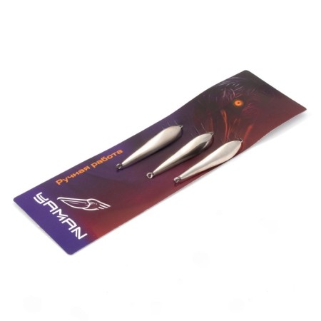 Vertical spinning "Yaman" perfect, size 40 mm, 4.5 g, color nickel-4