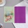 Postcard "On Birthday!" glitter, decorative element, shell