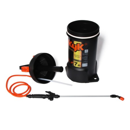 Pompovoy sprayer, 7 l, thermal -shaped, plastic brandpoite, "bug"-2