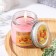 Aromatic candle in glass 6.3cm, 100ml, peach with honey