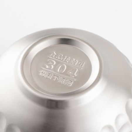 ARCH stainless steel bowl with double walls, 500 ml, 13 × 6.5 cm, 304 steel-2