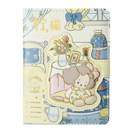 Notebook Gift, A6, 96 sheets, color block, with a curly knife, PVC cover, Milashka, Mix-3