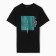 T -shirt male, black color, size 58