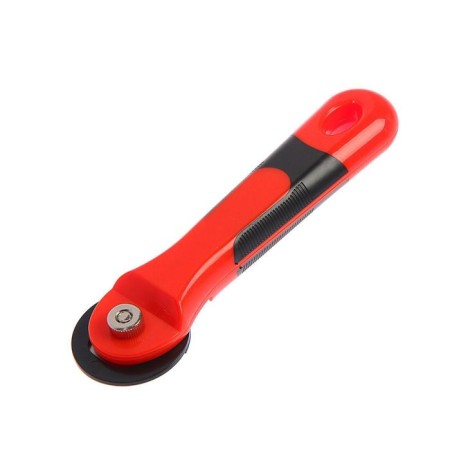 LOM discount knife, plastic case, blade-cloth, 45 mm + gift of rollers-3 pcs.-6
