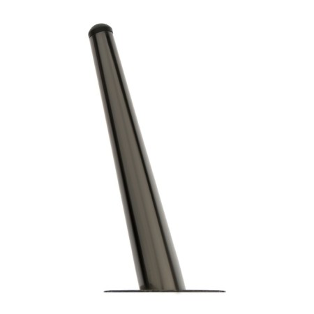 Furniture support Cappio OP07, h = 200mm, thick thickness 1.8, glossy color black-1
