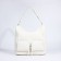 Luggage bag with a zipper, 3 outer pockets, white color