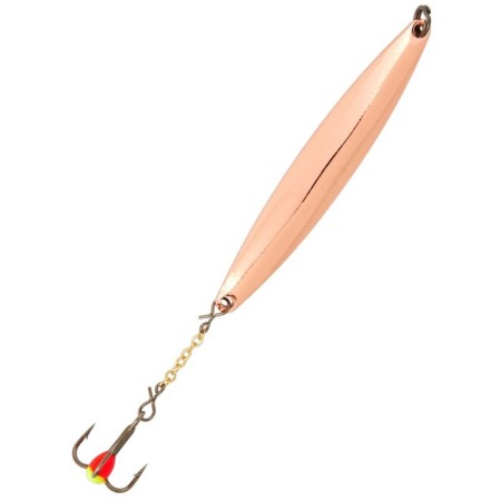 Vertical Winter Lucky John Nail Blade with a chain and a tee, 5.5 cm, c blister