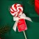 A candy on a stick “Good news in the new year!”, Taste: strawberries, 15 g.