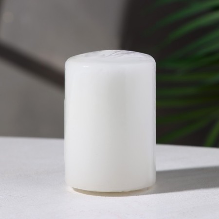 Candle - Aromatic "Coconut Paradise" cylinder, 4x6 cm-1