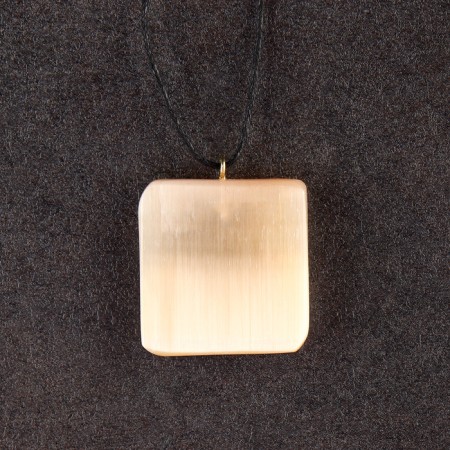Pendant "Mandala" No. 9, Selenite-1