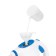 Steiring KitFort KT-9194-3, 1050 W, 0.35 l, 30 g/min, heating 3 minutes, white and blue