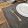 PLAISMAT "CONTA", size 35x50 cm, color is dark gray