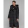 Coat insulated winter female, size 48, black color