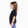 T -shirt for nursery, black color, height 98 cm