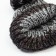 Minaku cap knitted with pompom and gateway, gray color, size 52-54