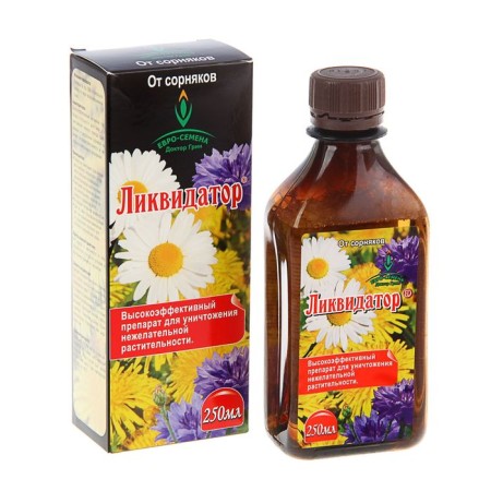 The means of continuous destruction of weeds "Euro-Semen", "Liquidator", 250 ml