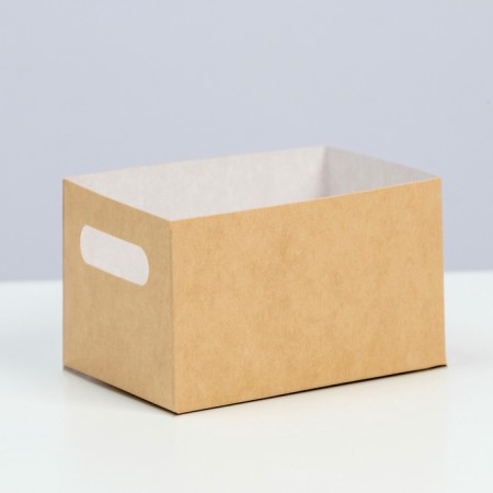 Packaging for potatoes FRI, Kraft, 7 x 10 x 6 cm set 5 pcs.
