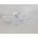 LED ceiling LED with Ambrella Light, Original, FA4012, 4XLED, 60 W, 4500LUM, 3000-6400K, white color.