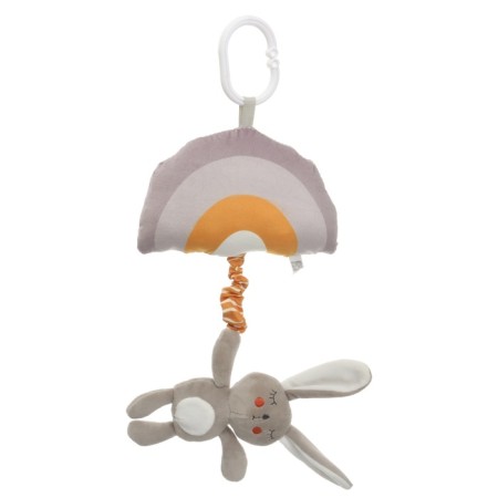 Musical Suspension "Bunny Bonnie", with a squeak, on a crib, stroller, crumb I-9