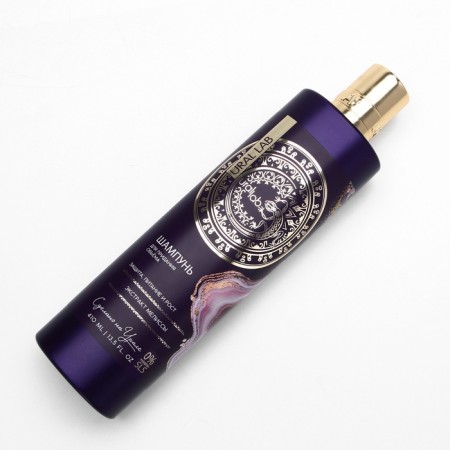Hair shampoo with lemon balm extract, protection, power and height, 410 ml, Ural Lab-11