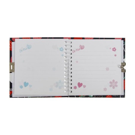 Notebook Gift Book format A6+, 45 sheets, on the castle, on the crest, line, "berries/fruits", mix-4
