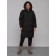 Coat insulated winter female, size 50, black color