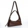 Bag Women's Baget with zipper, brown color
