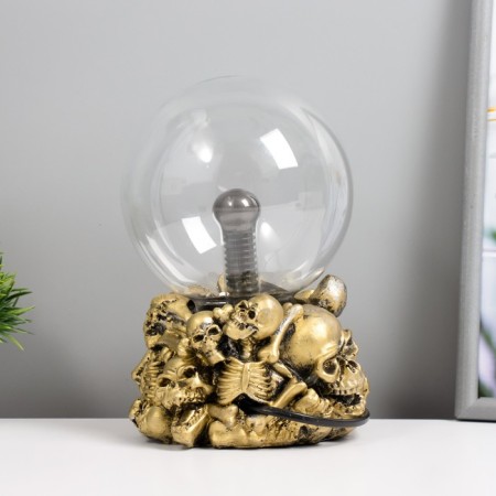 Skull plasma ball, 20 cm Risalux-3