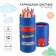 Colored pencils in a tube, 12 colors, trihedral, spider man