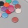 Beads for creativity wood "Plaint metallic" set 15 pcs 2x2x0.5 cm