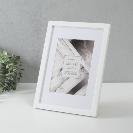 Photo frame Plastic "Miram" 21x30 cm with Paspartt (15x21 cm) P641861-8 (12)-1