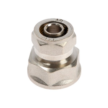 Aqualink adapter, crimp, d = 16 mm x 3/4 ", tsang/nut