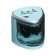 Electric grinder 2 holes Brauberg Dual, power from 4 AA batteries, blue 270578