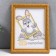 Photo frame plastic L-2 15x21 cm, gold