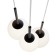 Suspension lamp Maytoni Mod321PL-03B, 3CHE14, 40W, 40x40x222.5 cm, black color