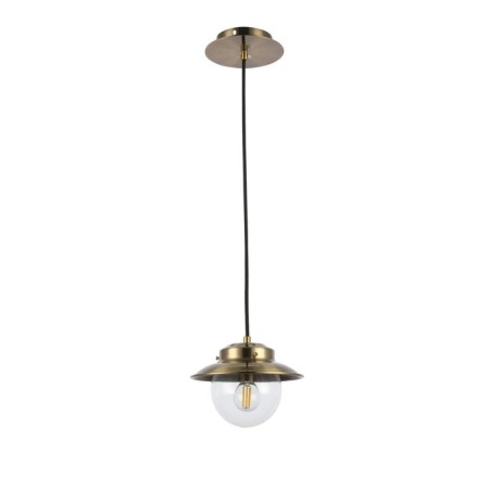 Suspension EVOLUCE. Sle110103-01. Garonni. 1x40 W, E14, 20x20x19 cm, antique bronze color-1
