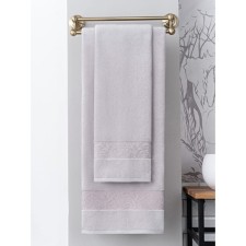 Arya Home Jewel, microcotton, 450 g, size 30x50 cm, color gray color