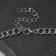 Piece "chain" tiger, silver color, 42 cm