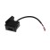 USB connector with a wire 12.5 cm, 2 PIN, 2.1 A, 5 V, black