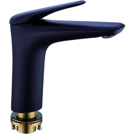 Mixer for the Rush Nevis NE1735-12Black sink, single-leaf, black