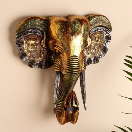 Panel wall "Elephant Head" 33x13x40 cm-1