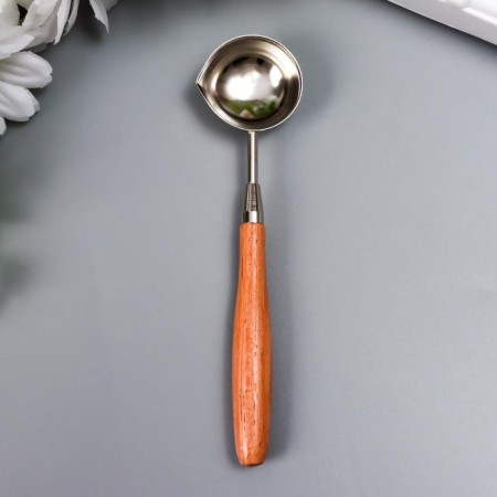 Spoon for melting waxy metal, tree 11 g 12x2.8 cm-3