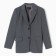 Women's jacket with buttons on the back MIST, R.XS-S, graphite